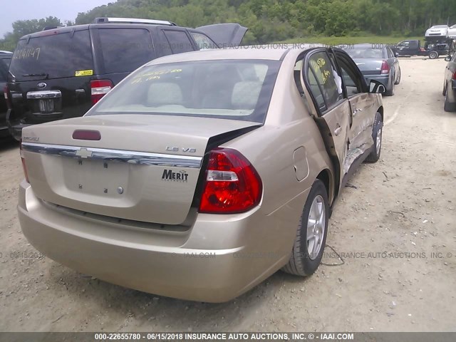 1G1ZT52854F111508 - 2004 CHEVROLET MALIBU LS TAN photo 4