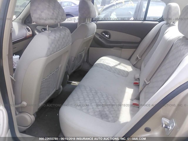 1G1ZT52854F111508 - 2004 CHEVROLET MALIBU LS TAN photo 8