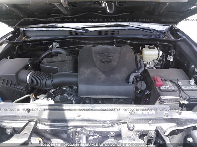 3TMCZ5AN4HM114375 - 2017 TOYOTA TACOMA DBL CAB/SR/TRDSPT/OR/PRO ნაცრისფერი ფოტო 10