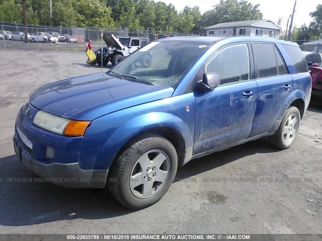 5GZCZ634X5S847297 - 2005 SATURN VUE BLUE photo 2