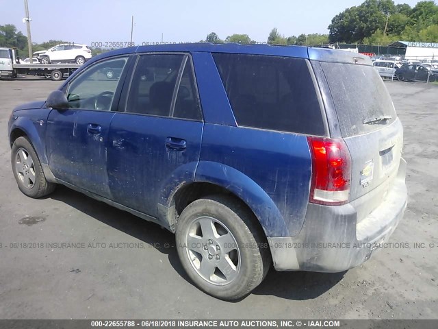 5GZCZ634X5S847297 - 2005 SATURN VUE BLUE photo 3