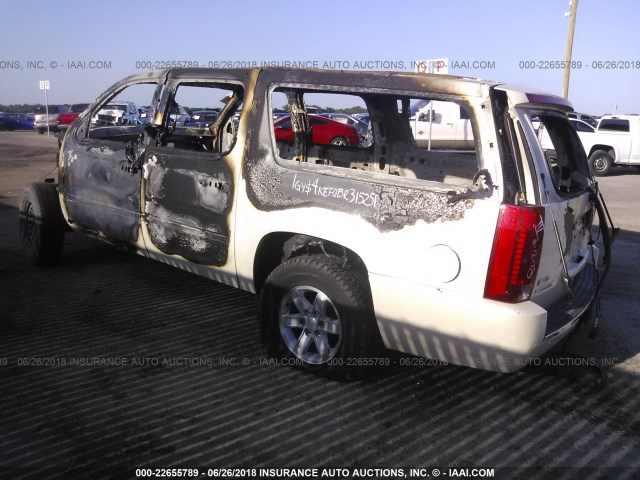 1GYS4KEF0BR315251 - 2011 CADILLAC ESCALADE ESV PLATINUM თეთრი ფოტო 3