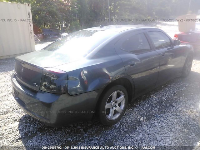 2B3KA33G38H221617 - 2008 DODGE CHARGER SXT GRAY photo 4