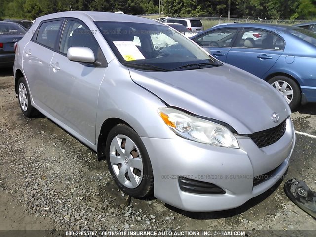 2T1KU40E19C087085 - 2009 TOYOTA COROLLA MATRIX  SILVER photo 1