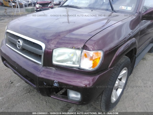 JN8DR09Y53W814988 - 2003 NISSAN PATHFINDER LE/SE RED photo 6