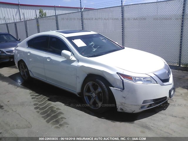 19UUA9F57AA006946 - 2010 ACURA TL WHITE photo 1