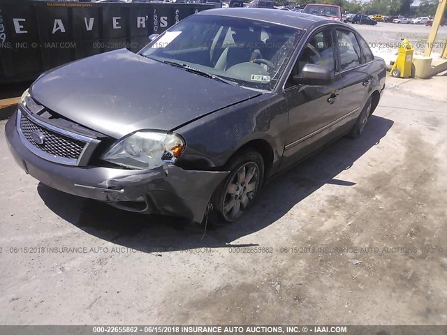 1FAFP27175G180310 - 2005 FORD FIVE HUNDRED SEL GRAY photo 6