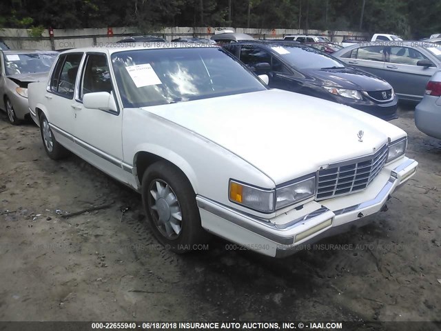 1G6CT53B2N4256805 - 1992 CADILLAC DEVILLE TOURING WHITE photo 1