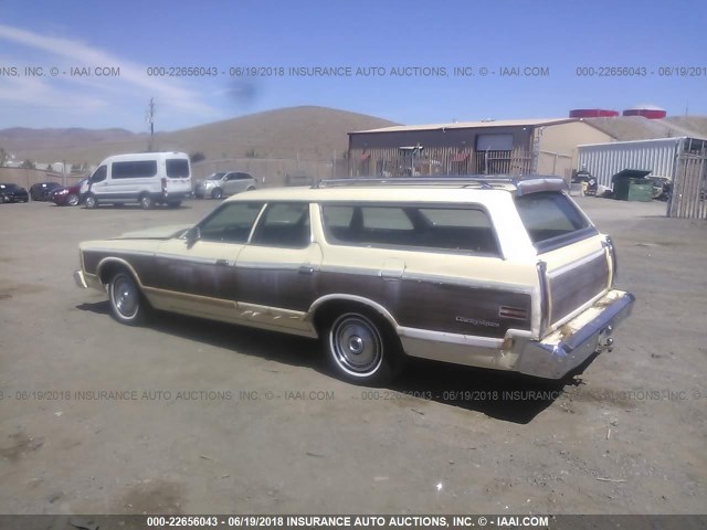 7J74A169494 - 1977 FORD STATION WAGON  CREAM photo 3