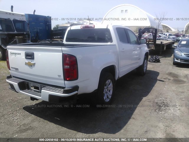 1GCGSBE38F1178734 - 2015 CHEVROLET COLORADO LT WHITE photo 4