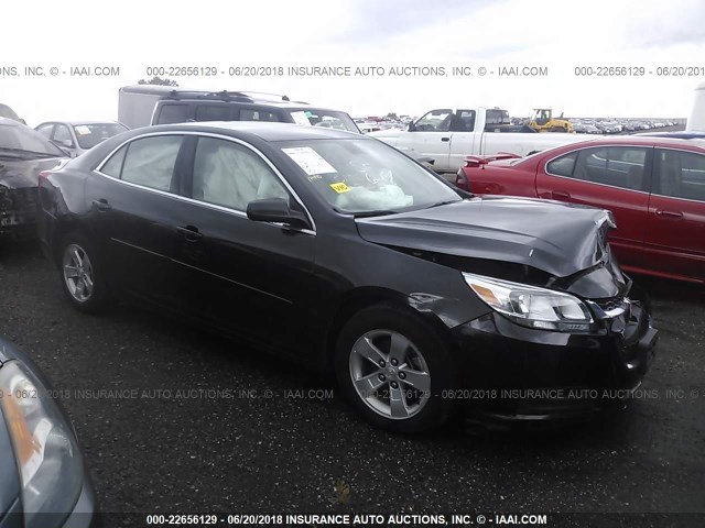 1G11B5SL7EF106364 - 2014 CHEVROLET MALIBU LS BLACK photo 1