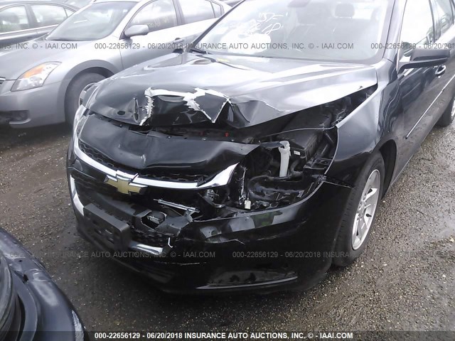 1G11B5SL7EF106364 - 2014 CHEVROLET MALIBU LS BLACK photo 6