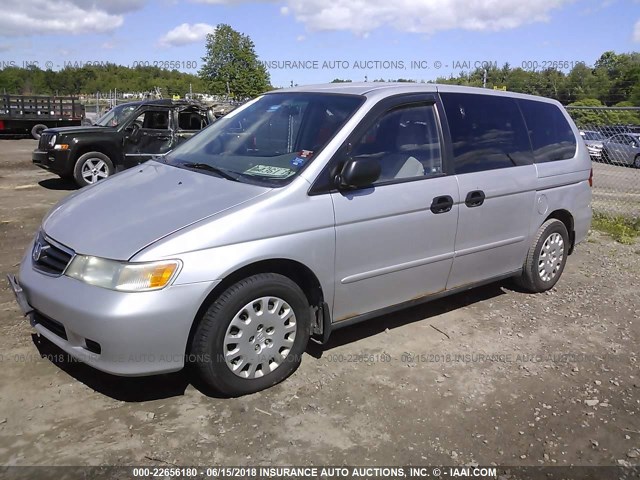 5FNRL18573B103720 - 2003 HONDA ODYSSEY LX SILVER photo 2