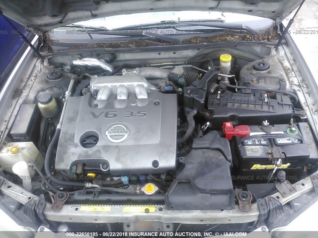 JN1DA31DX3T516406 - 2003 NISSAN MAXIMA GLE/GXE/SE BEIGE photo 10