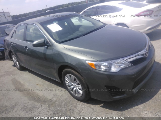 4T4BF1FK2CR219983 - 2012 TOYOTA CAMRY SE/LE/XLE მწვანე ფოტო 1