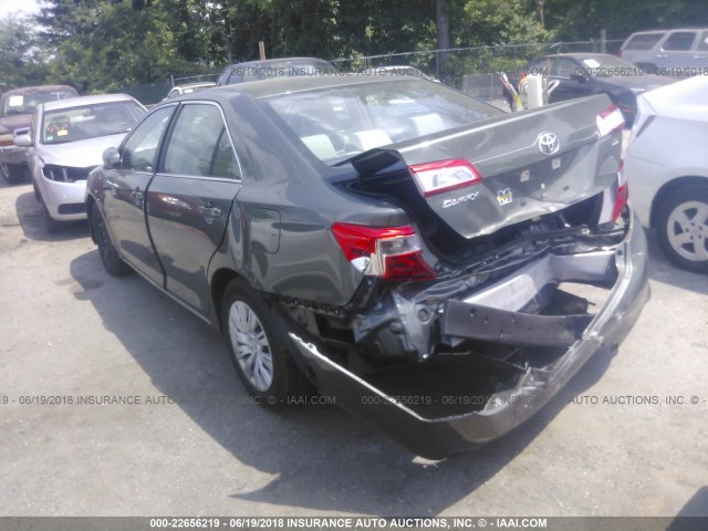 4T4BF1FK2CR219983 - 2012 TOYOTA CAMRY SE/LE/XLE მწვანე ფოტო 3