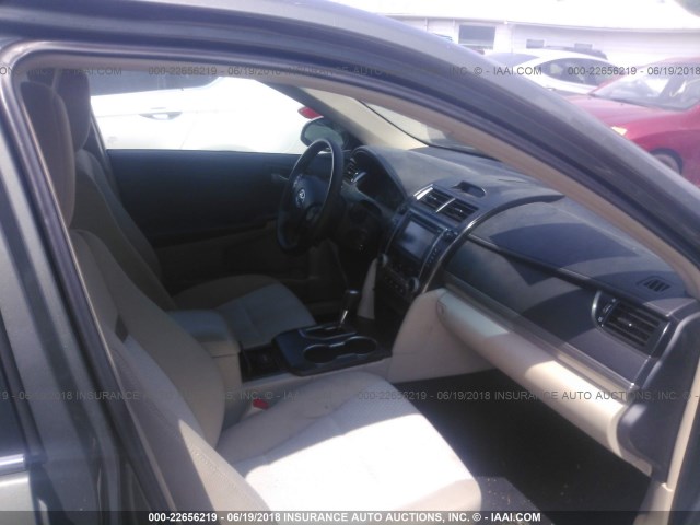 4T4BF1FK2CR219983 - 2012 TOYOTA CAMRY SE/LE/XLE მწვანე ფოტო 5