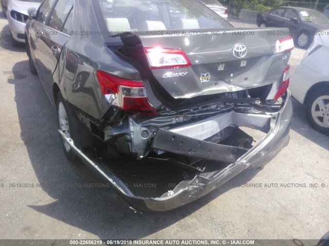 4T4BF1FK2CR219983 - 2012 TOYOTA CAMRY SE/LE/XLE მწვანე ფოტო 6