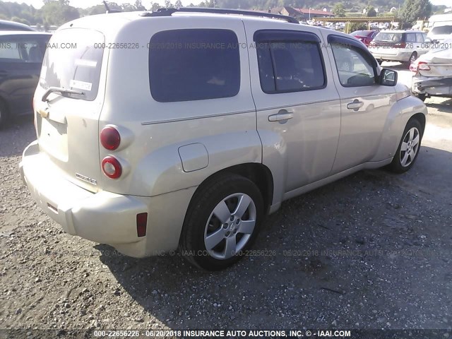 3GNCA13B49S561070 - 2009 CHEVROLET HHR LS GOLD photo 6