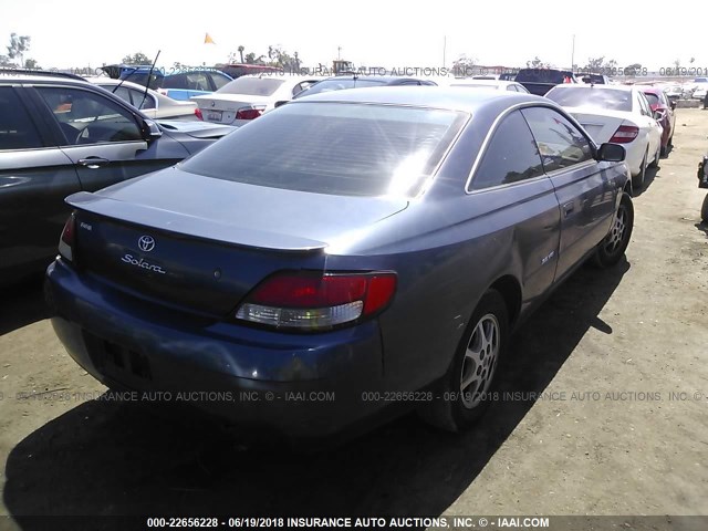 2T1CF22P7YC281023 - 2000 TOYOTA CAMRY SOLARA SE/SLE ლურჯი ფოტო 4