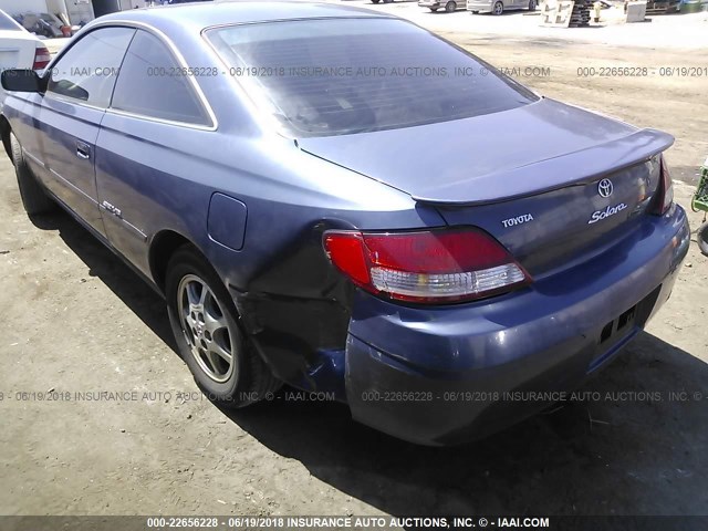 2T1CF22P7YC281023 - 2000 TOYOTA CAMRY SOLARA SE/SLE ლურჯი ფოტო 6