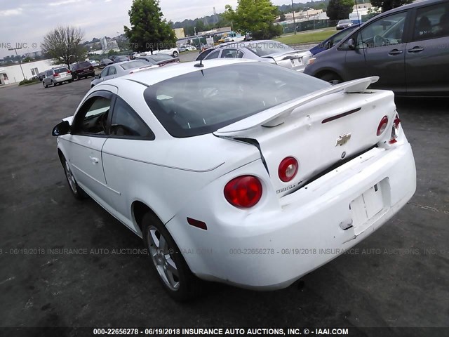 1G1AL18F087223483 - 2008 CHEVROLET COBALT LT WHITE photo 3