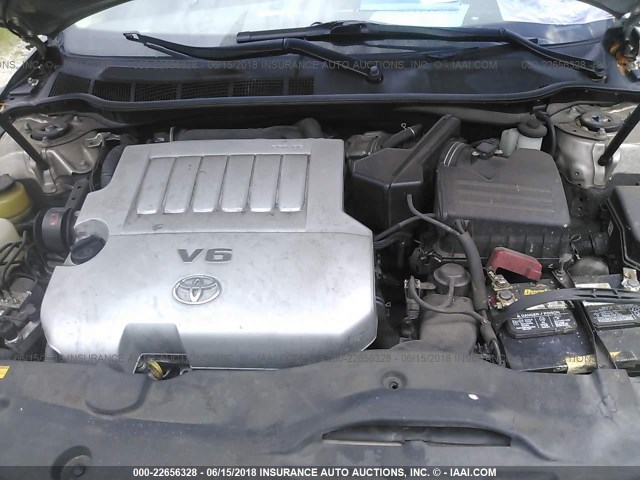 4T1BK46K78U576803 - 2008 TOYOTA CAMRY LE/XLE/SE ოქროსფერი ფოტო 10