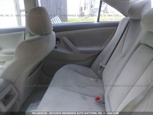 4T1BK46K78U576803 - 2008 TOYOTA CAMRY LE/XLE/SE ოქროსფერი ფოტო 8