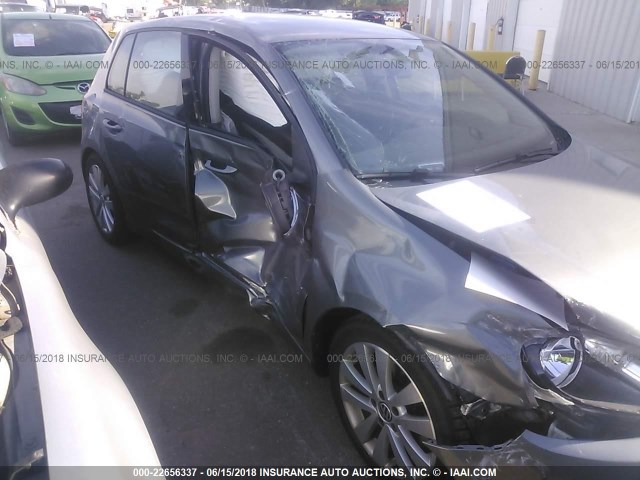 WVWNM7AJ3CW264129 - 2012 VOLKSWAGEN GOLF SILVER photo 6