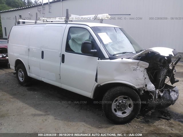 1GCWGFFA4B1159237 - 2011 CHEVROLET EXPRESS G2500  WHITE photo 1