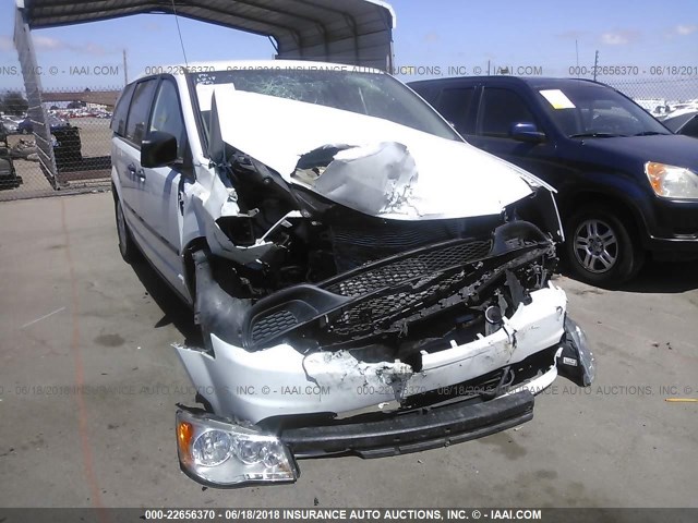 2C4RDGBG5GR183765 - 2016 DODGE GRAND CARAVAN SE WHITE photo 6