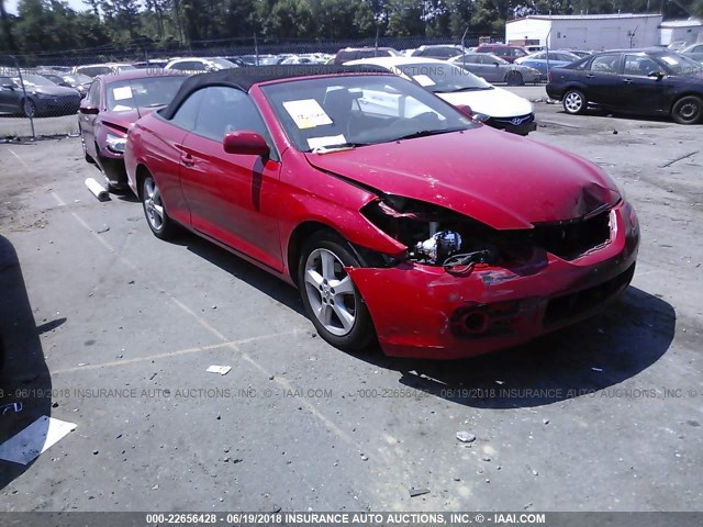4T1FA38P07U130739 - 2007 TOYOTA CAMRY SOLARA SE/SLE წითელი ფოტო 1