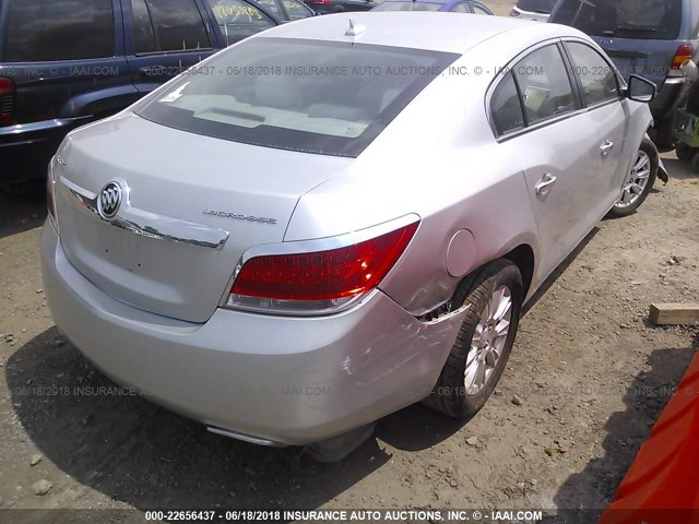 1G4GB5E35CF163300 - 2012 BUICK LACROSSE CONVENIENCE 银色 照片 4