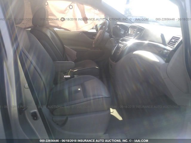 JN8AE2KP3C9036443 - 2012 NISSAN QUEST S/SV/SL/LE TAN photo 5