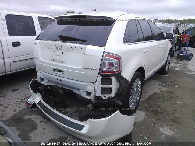 2FMDK39C29BA92360 - 2009 FORD EDGE LIMITED WHITE photo 4