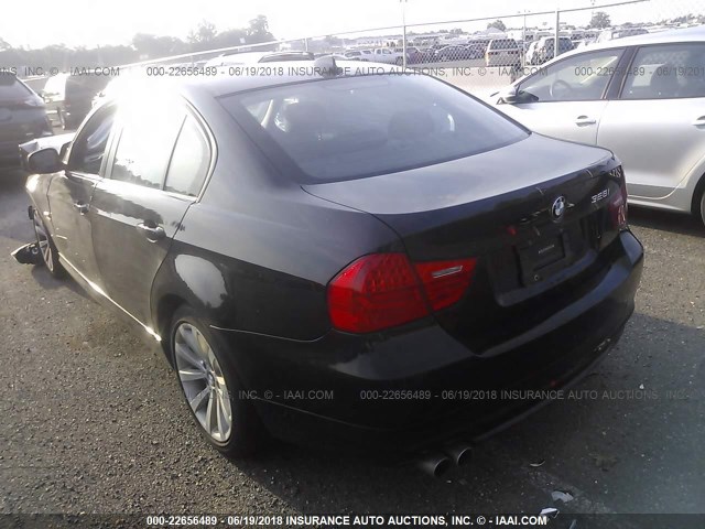 WBAPK5G53BNN81004 - 2011 BMW 328 XI SULEV BLACK photo 3