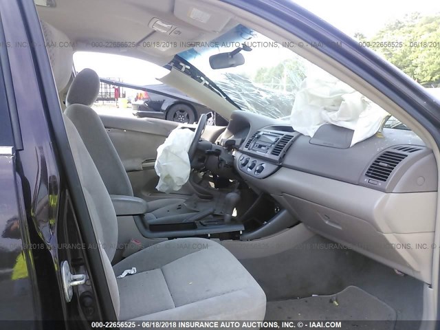 4T1BE32K53U691609 - 2003 TOYOTA CAMRY LE/XLE/SE Bənövşəyi foto 5