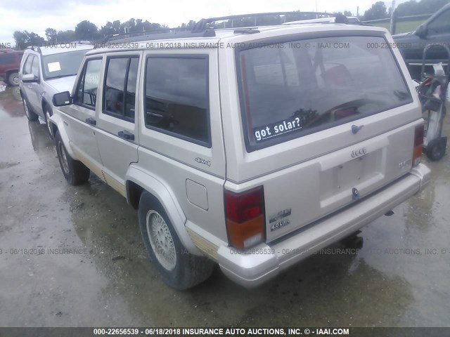 1J4FJ78S1TL106704 - 1996 JEEP CHEROKEE COUNTRY SILVER photo 3