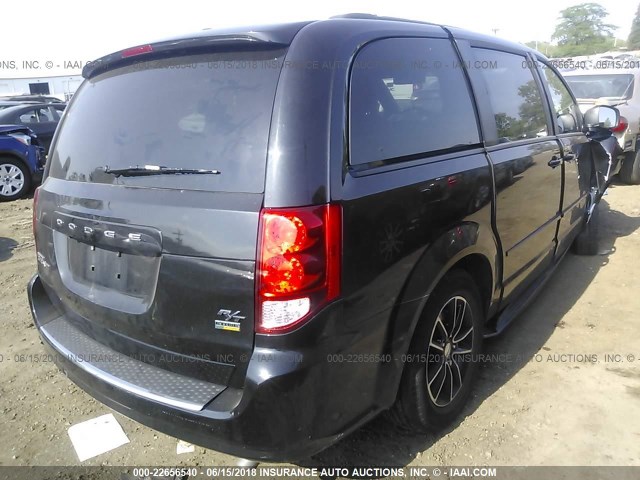 2C4RDGEG7GR352678 - 2016 DODGE GRAND CARAVAN R/T BLACK photo 4