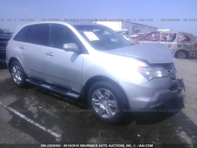 2HNYD28308H526051 - 2008 ACURA MDX TECHNOLOGY SILVER photo 1