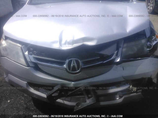 2HNYD28308H526051 - 2008 ACURA MDX TECHNOLOGY SILVER photo 6