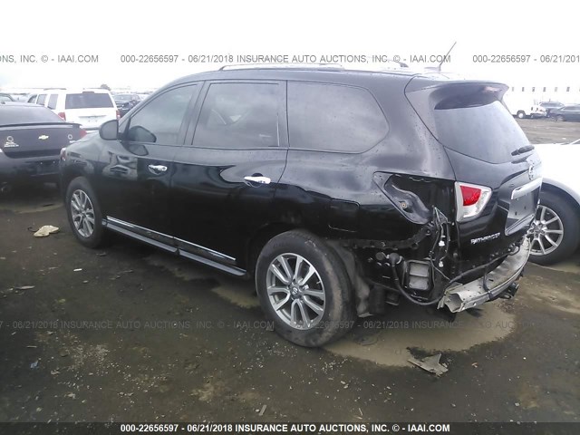 5N1AR2MM9DC611518 - 2013 NISSAN PATHFINDER S/SV/SL/PLATINUM 黑色 照片 3