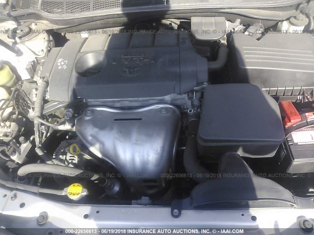 4T1BF3EK6BU616196 - 2011 TOYOTA CAMRY SE/LE/XLE 银色 照片 10