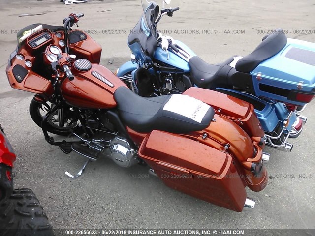 1HD1KHM18BB661345 - 2011 HARLEY-DAVIDSON FLTRX 橙色 照片 3