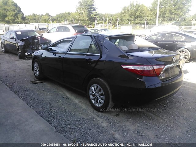 4T1BF1FK4FU080860 - 2015 TOYOTA CAMRY LE/XLE/SE/XSE BLACK photo 3