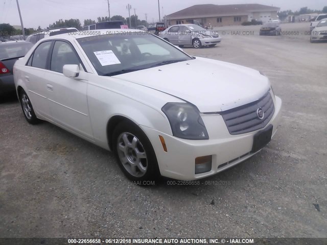 1G6DM577240169998 - 2004 CADILLAC CTS WHITE photo 1