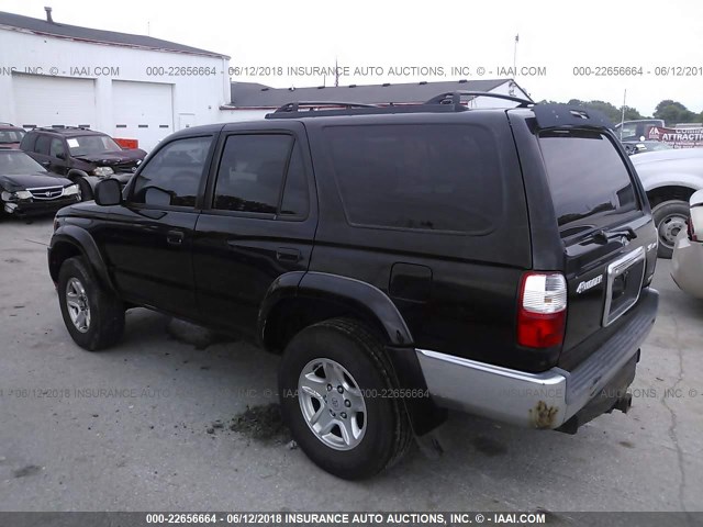 JT3HN86R120363116 - 2002 TOYOTA 4RUNNER SR5 BLACK photo 3