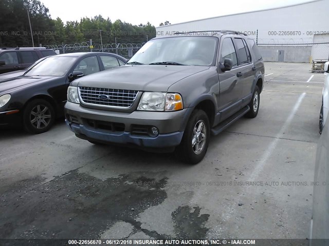 1FMZU63K43UA81881 - 2003 FORD EXPLORER XLT/XLT SPORT/NBX GRAY photo 2