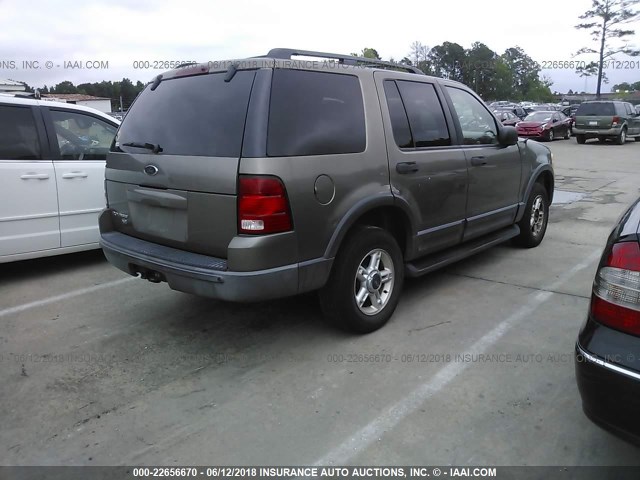 1FMZU63K43UA81881 - 2003 FORD EXPLORER XLT/XLT SPORT/NBX GRAY photo 4