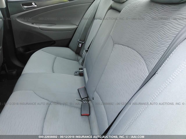 KMHEC4A47BA004562 - 2011 HYUNDAI SONATA HYBRID SILVER photo 8